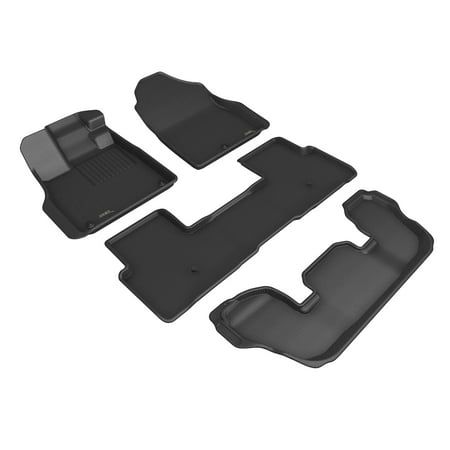 Honda City 5D Custom Floor Mat Black 3 Pcs - Model 2008-2021